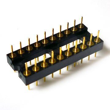 2.54ملی میٹر ڈوئل ان لائن پن ہیڈرز سیدھے ڈی آئی پی